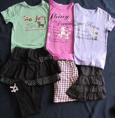 福袋20点　女の子　130サイズ　Tシャツ　スカート　ベルメゾン　３can4on　ワールド