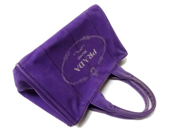 ☆B706 プラダ キャンバス カナパ トートバッグ B1877B VIOLA☆ PRADA 
