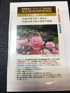 ■阪急電鉄■阪神電鉄■10回カード未使用品■株主優待回数乗車証■送料込み