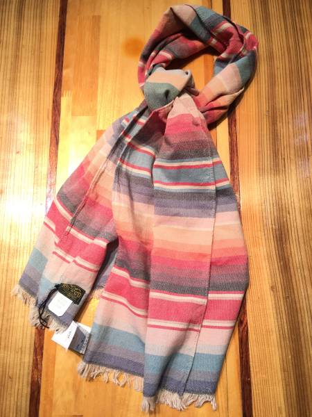 雰囲気抜群◎RRL☆MONTOYA SCARF☆56X147cm マルチストライプ・セラペ