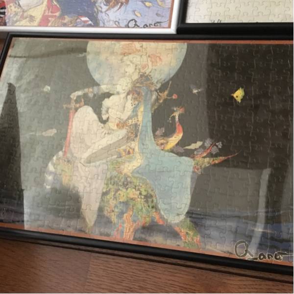 ファイナルファンタジー5 天野喜孝 ジグソーパズル 完成品 フレーム付き