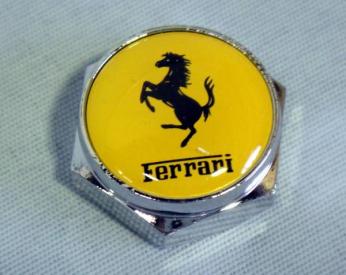 ◆フェラーリ◆ナンバーボルト　イエローロゴマーク付◆Goods◆_1