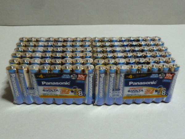 (104) パナソニック　エボルタ　アルカリ乾電池　単4形96本