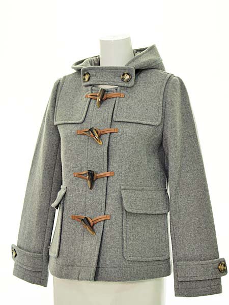 ☆Ray BEAMS(レイビームス)ショートダッフルコート 0 状態良好☆ gray 