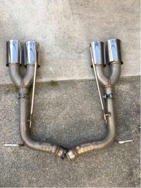 V37 【美品】ZSS デュアルマフラー v36 スカイライン スカイライン