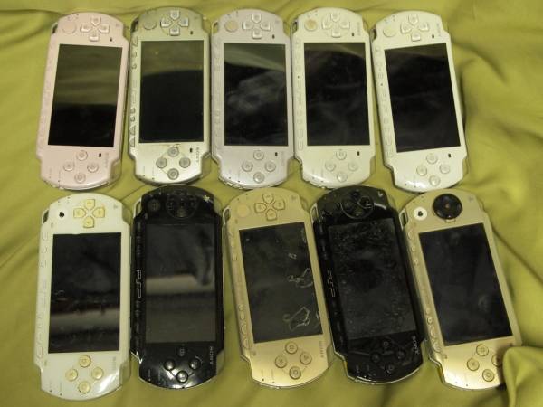 動作未確認】PSP-3000 2台 PSP-2000 3台 PSP-1000 5台 合計10台 【公式