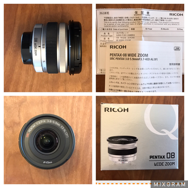 PENTAX 広角ズームレンズ 08 WIDEZOOM Qマウント 未使用品 レンズ