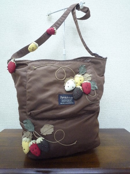 ポテチーノPotechino☆いちごモチーフショルダーバッグ☆程度良好