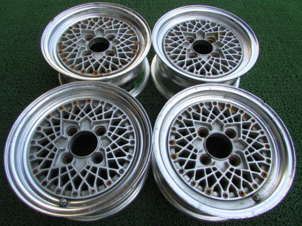 ★3633C★SSRメッシュ*6J+25 PCD110*ムーヴ ミラ アトレー リーザ クオーレ オプティ等 旧ダイハツ 軽自動車 カスタム オバフェン 旧車4本