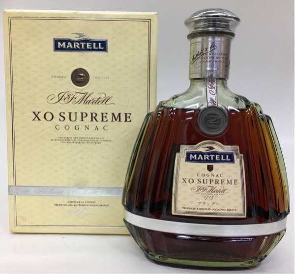 未開栓☆MARTELL マーテル【XO SUPREME】グリーンボトル☆古酒 食品