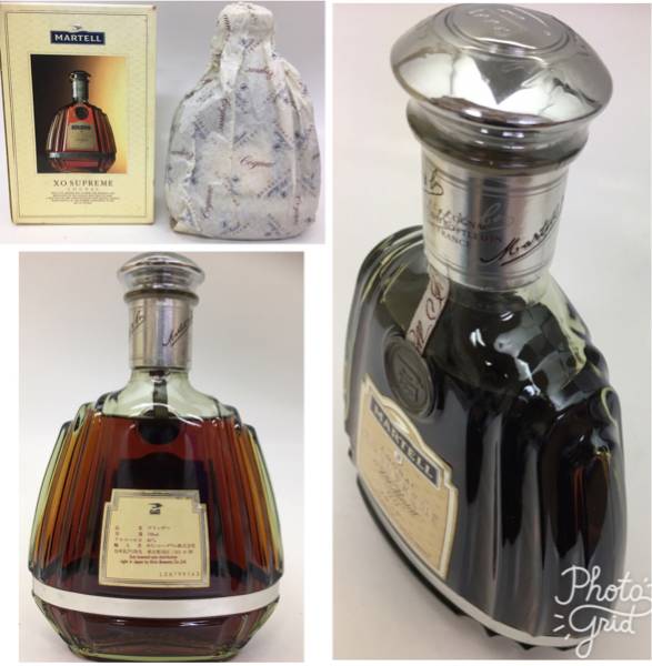未開栓☆MARTELL マーテル【XO SUPREME】グリーンボトル☆古酒 食品