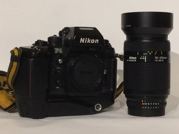ニコン F4 ボディとレンズ70-210AF セット出品