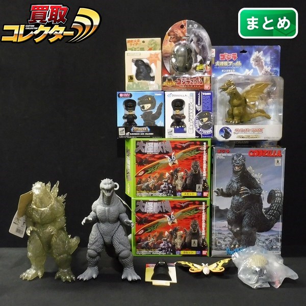 s U708c ゴジラ まとめて ソフビ キャラクタミクス 大怪獣博 エッグ 他 | フィギュア | 1円～