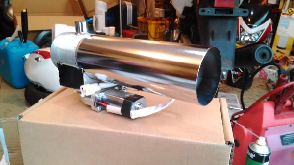 新作，限定セール マフラー音量調整　可変　70mmパイプ用　マフラー可変電動バルブ リモコン付きアペックス ECV