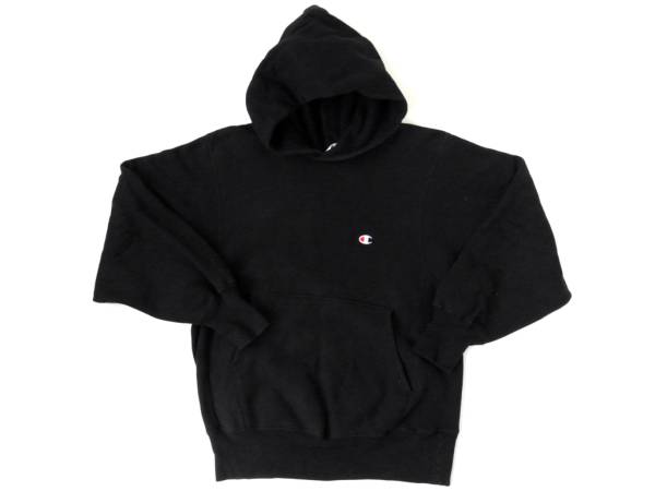 90s リバースウィーブ USA製 チャンピオン 黒 Champion ブラック ☆ 目 