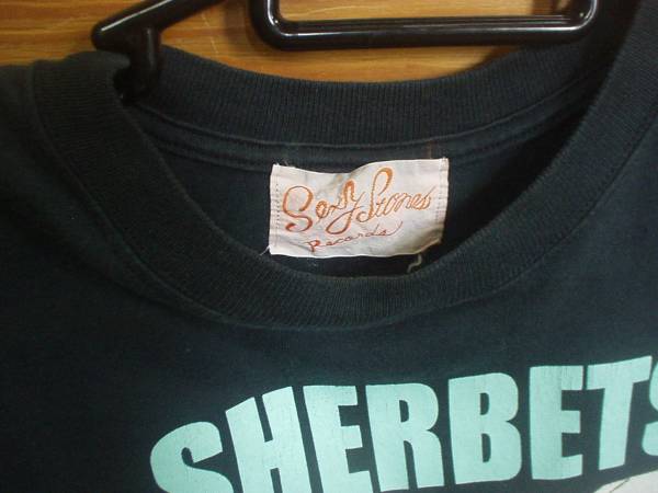 SHERBETS SEXY STONES RECORDS 黒 Tシャツ 浅井健一 BLANKY JET CITY