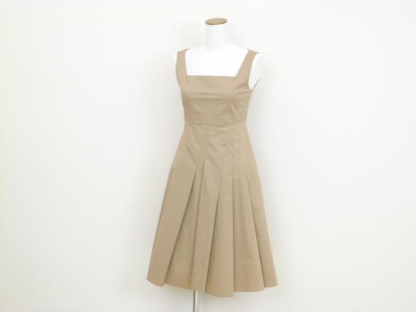 フォクシー　NY/FOXEY　ＮＹ　スラッシュワンピース　38　モカ　29312