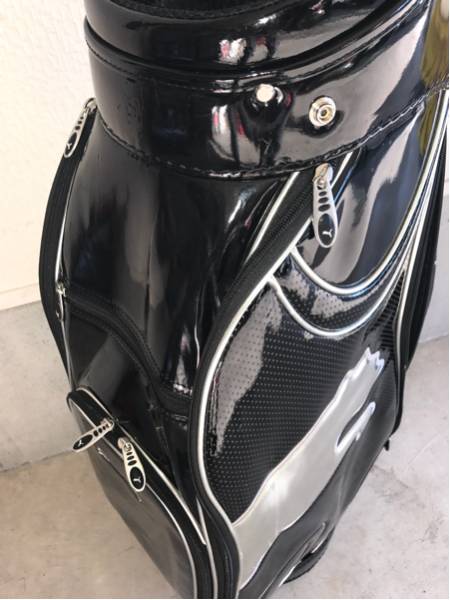 プーマキャディーバック エナメルブラック アスリートモデル レア品