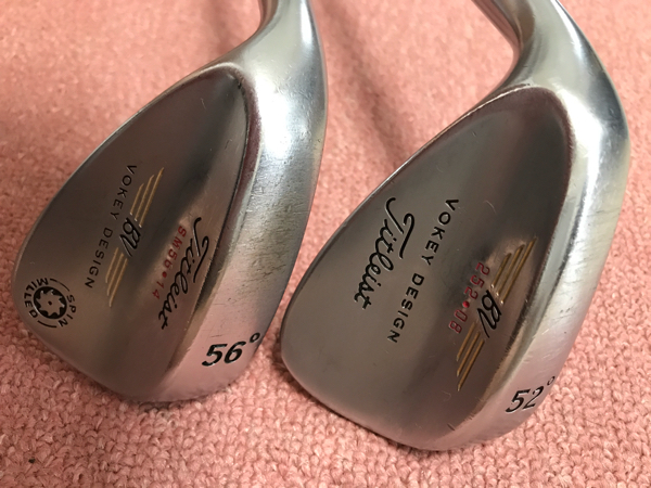 D002D003 タイトリスト ボーケイ レフティー 52/08 56/14 2本セット DGS200