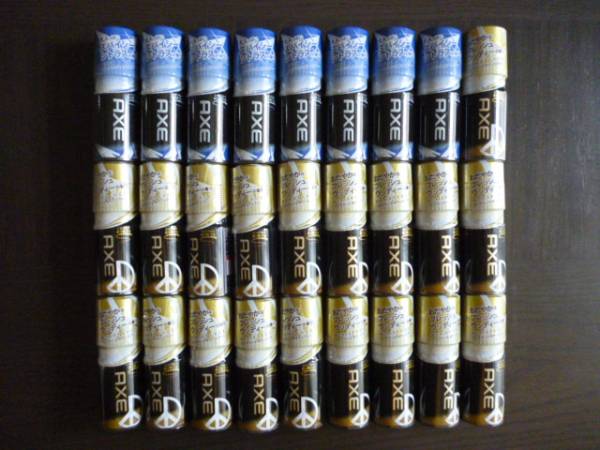 新品２７本セット！AXEアックス フレグランスボディスプレー 青:CLICK クリック 金:WORLD PEACE ワールドピース 60g　香水 オーデコロン