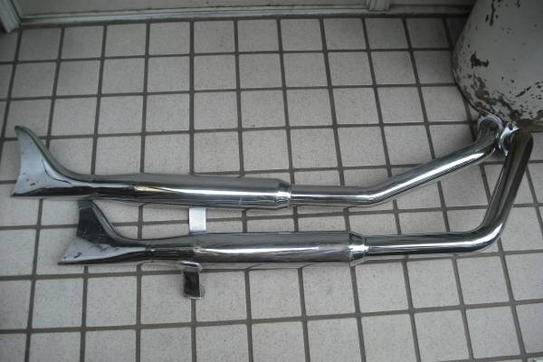 ホンダスティード400 テールフィッシュマフラー マフラー - フィッシュテール アメリカン フィッシュテールマフラー