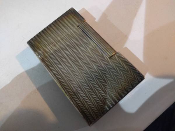 1円★ジャンク【S.T.Dupont】デュポン ライン2 喫煙具 未着火 黄ガス使用 ライター#11317