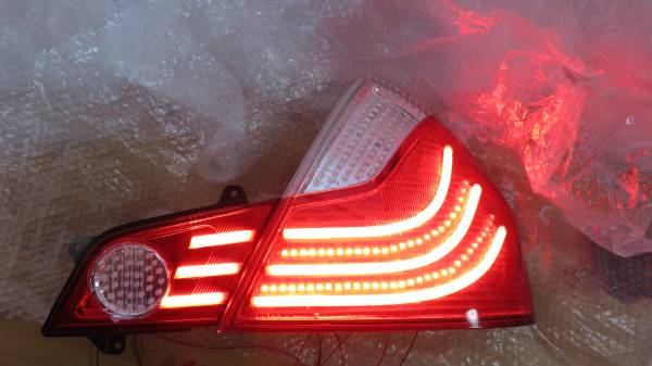 カスタム Y50 フーガ GT フル LED 加工 テール ファイバー ライト