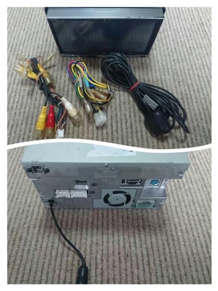 アルパイン HDDナビ VIE-X077 Bluetooth CD録音 DVD再生 地図2008