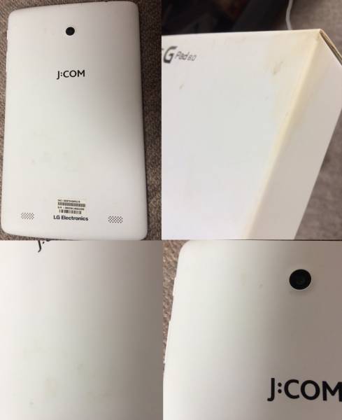 J:COMタブレット LG G pad 8.0 LG-V480(中古・使用期間僅か？)