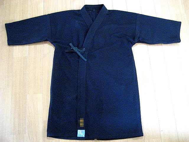 美品★剣道着　2号　ジャージ胴着　紺_1