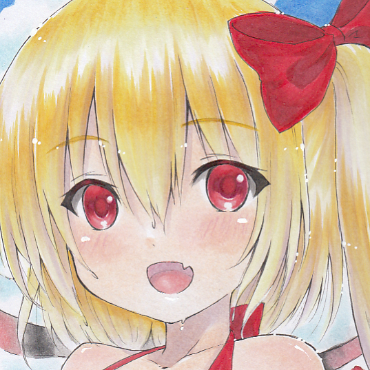 同人手描きイラスト【東方Project/東方/フランドール・スカーレット