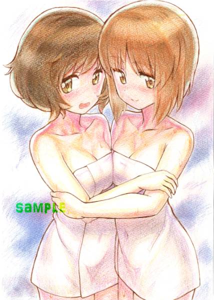 手描きイラスト ガールズ パンツァー 西住みほ 秋山優花里 ガルパン 手描きイラスト 売買されたオークション情報 Yahooの商品情報をアーカイブ公開 オークファン Aucfan Com