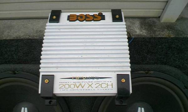 BOSS : REV455 200W 2チャンネルアンプ パワーアンプ - 2chアンプ 200W