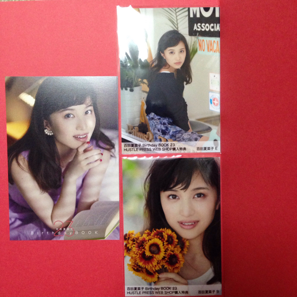 送料無料 ももクロ 百田夏菜子 Birthday BOOK 23 特典生写真2枚＋メッセージカード
