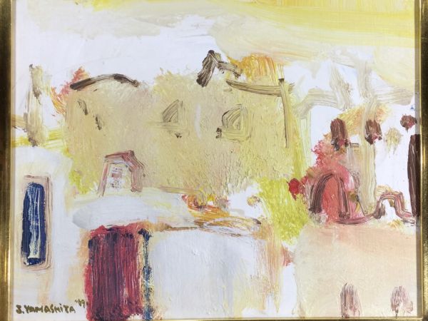 新作入荷，セール 油彩 サロン ドートンヌ 展入選 山下純司 PAYSAGE風景 3号 1969年 額付絵画 ｃ(自然、風景画)｜売買されたオークション情報、yahooの商品情報をアーカイブ公開 - オークファン 自然、風景画