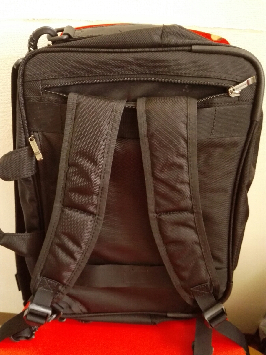 ヒデオ ワカマツ 3WAY ナイロン ビジネス ショルダーバッグ 美品! 送料無料