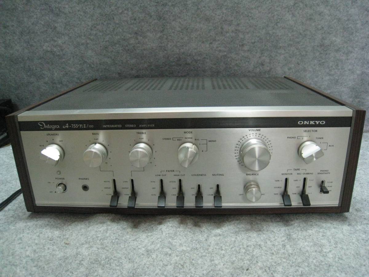 アンプ ONKYO A-755N2/100 Integra プリメインアンプ 【公式通販】