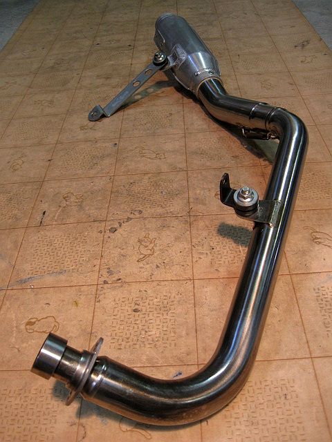 モリワキ MORIWAKI ENGINEERING モナカ管マフラー＆取り付けステー