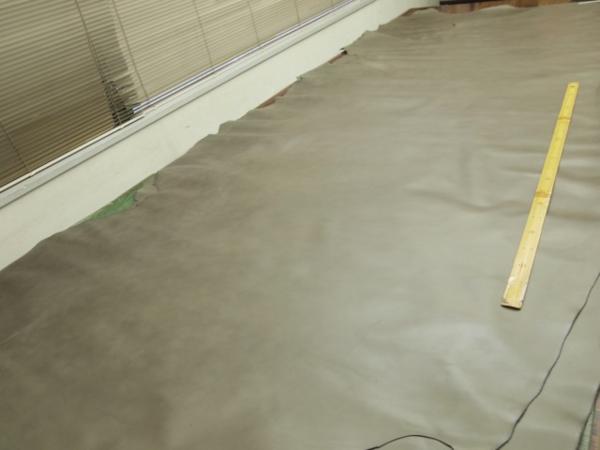 Y-17071826国産 牛スムース282ds半裁1.2mmグレー1枚