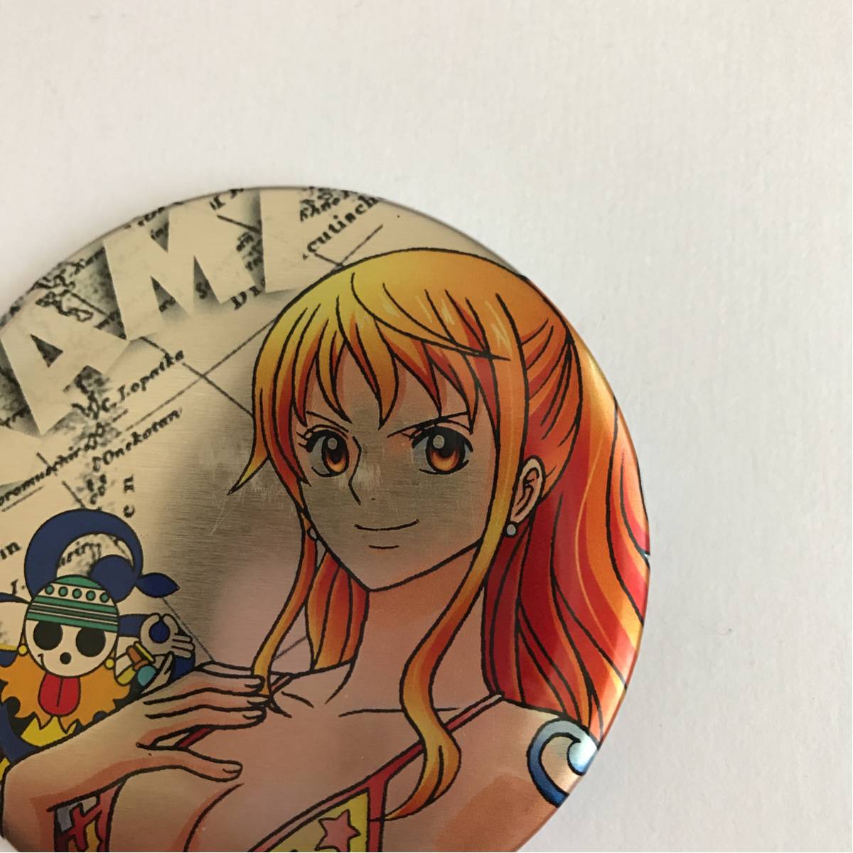 One Piece ワンピース お台場合衆国 倒せ シーザークラウン 炎と氷の島パンクハザード 缶バッジ ナミ 輩缶バッジ レア バッジ 売買されたオークション情報 Yahooの商品情報をアーカイブ公開 オークファン Aucfan Com