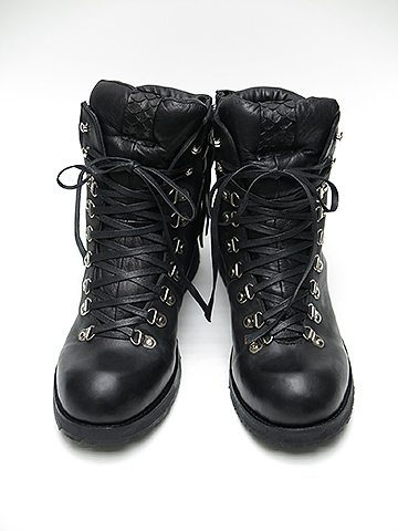 KMRii(ケムリ)Cow Leather Chrome Trecking Boots・BLK・1