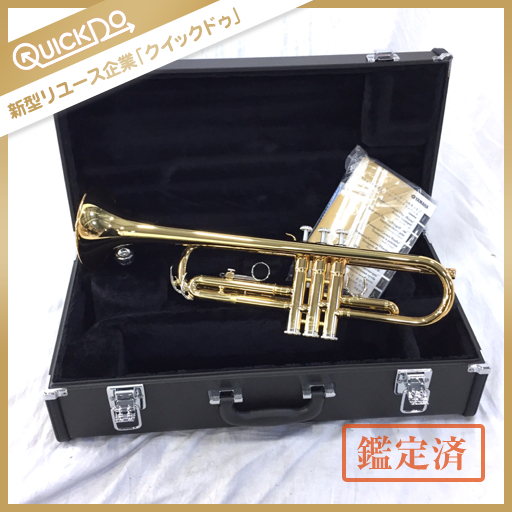 新品同様 ヤマハ YAMAHA トランペット YTR 2330 スタンダード ゴールドラッカー B♭ マウスピース ケース等付属