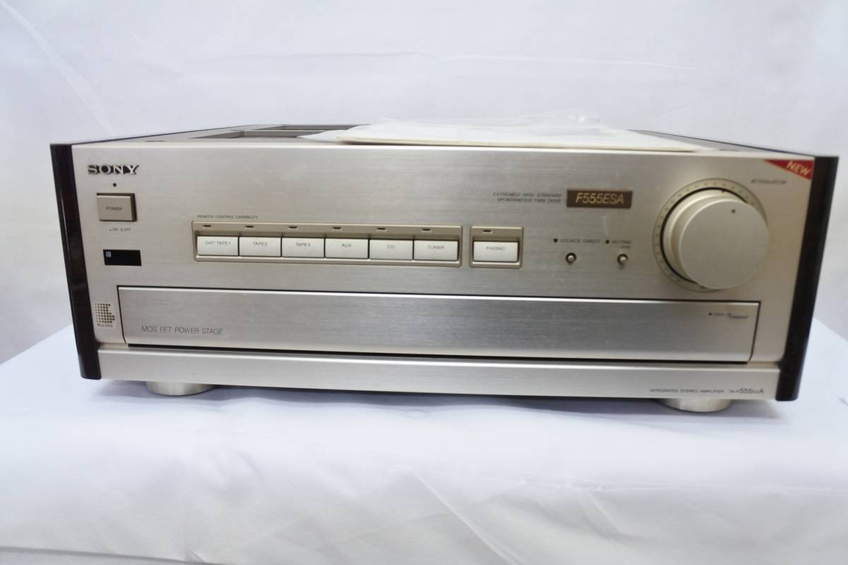 SONYソニー/TA-F555ESA】プリメインアンプ/Gシャーシ搭載/説明書付き