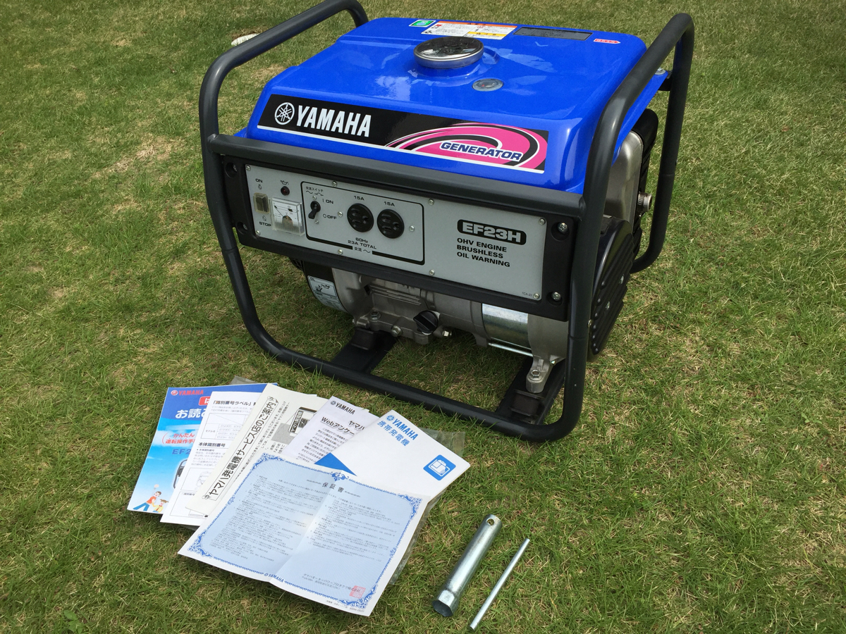 ヤマハ携帯発電機ef23h インバーター発電機 売買されたオークション情報 Yahooの商品情報をアーカイブ公開 オークファン Aucfan Com