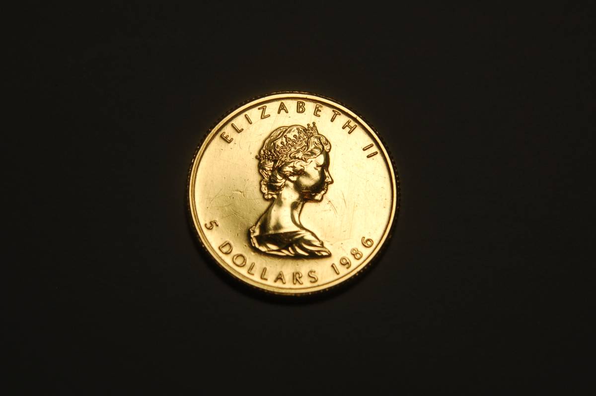 カナダ メイプルリーフ金貨 1/10 オンス コイン GOLD 9999 メープル