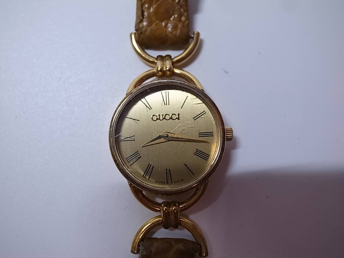 GUCCI グッチ レディース クォーツ 腕時計 6000.2.L