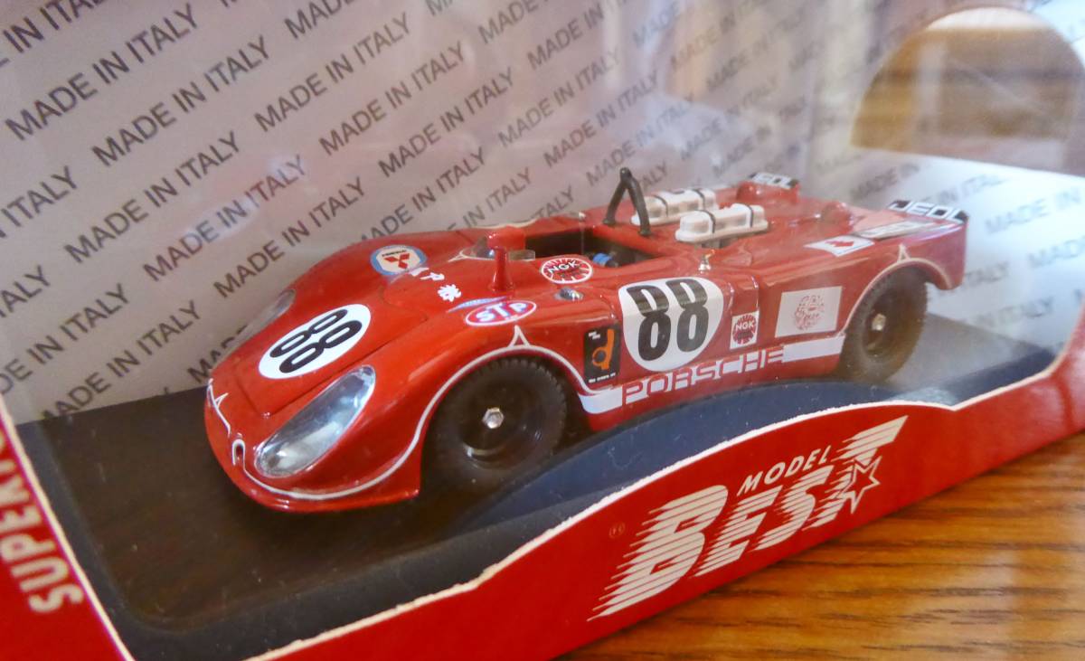 ベストモデル（伊）製1/43　ポルシェ９０８Ⅱ　風戸裕１９７１年富士マスターズ 1⁄43 ポルシェ908⁄2 FLUNDER 風戸裕 1971年富士マスターズ 2026年最新
