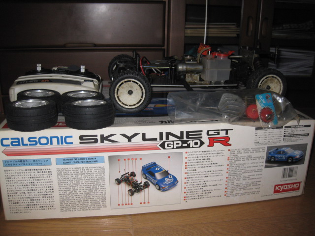 絶版品 京商 スーパーテン カルソニック スカイラインGT-R ボディ