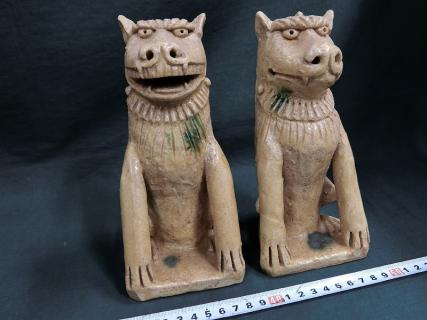 Yahoo!オークション : 「瀬戸 狛犬 置物 獅子 の落札相場・落札価格