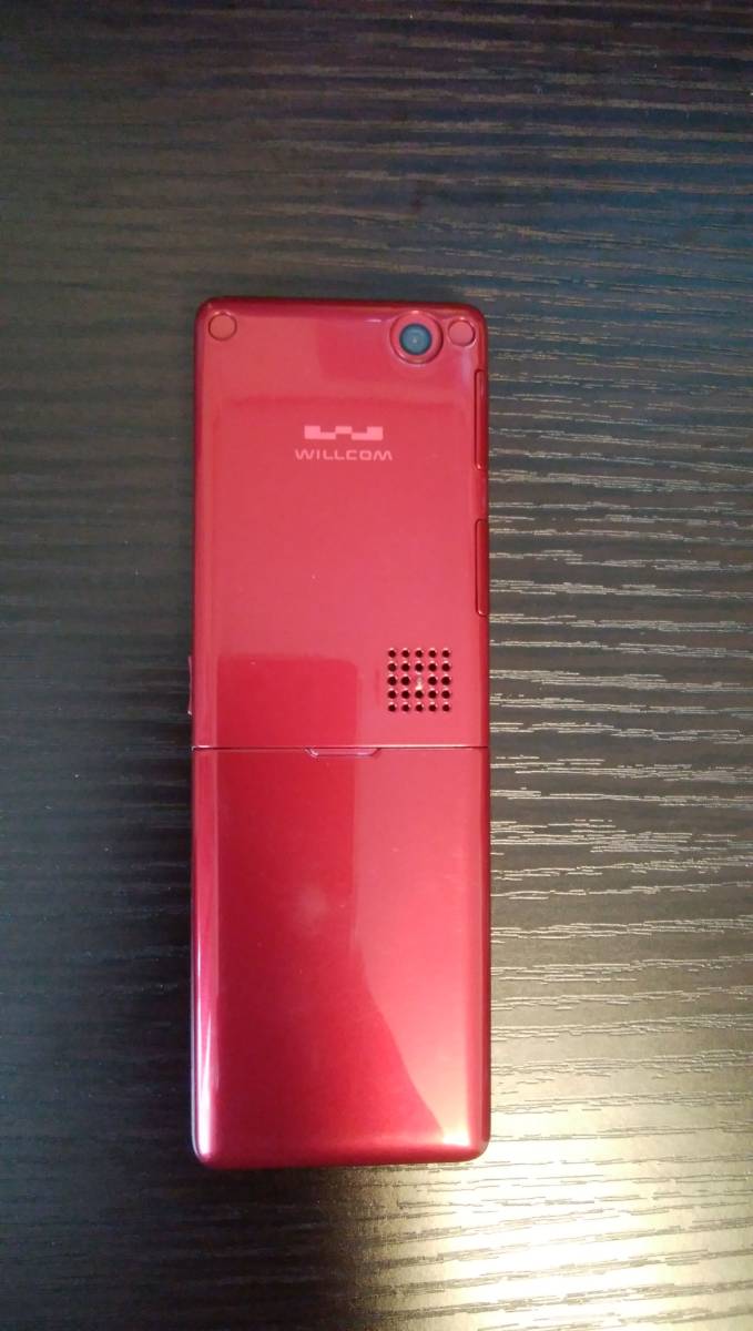 LIBERIO WX03K レッド リベリオ 京セラ PHS WILLCOM Y!mobile　ウィルコム　ワイモバイル_2